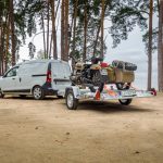 Remorque Timon Pliable Porte-Moto/Quad